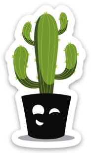 Pokie Boi Plant Sticker #1